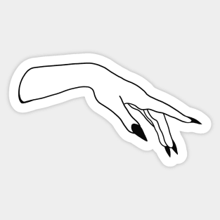 Hand and nails Sticker